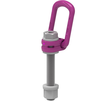 VLBG PLUS Load ring, metric thread with variable length, comes with locknut and washer