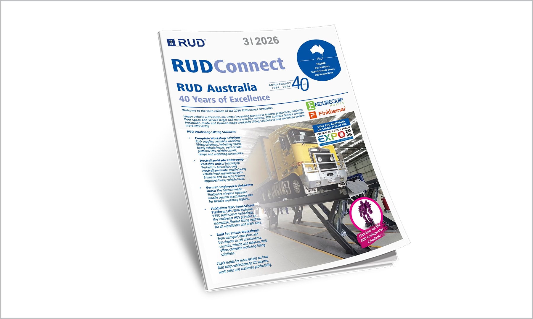 RUD Australia Newsletter - July 2026 | Lifting & Workshop News
